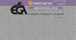 Desktop Screenshot of edmondgymnastics.com
